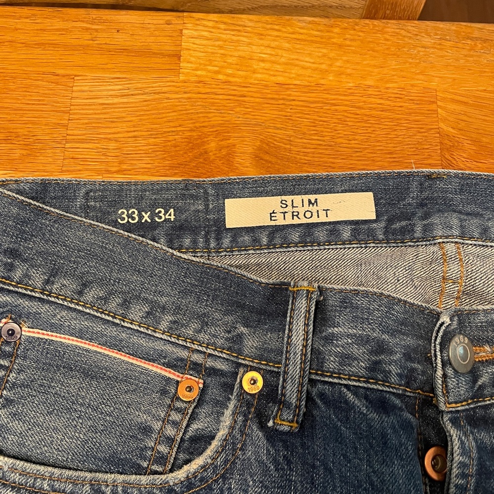 Gap Selvedge Men's Slim Fit Blue Jeans